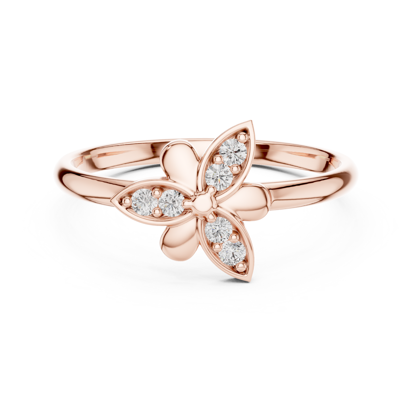 JÄGER JEWEL Petal Grace Diamond Ring – JÄGER Metal
