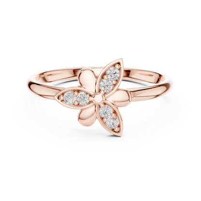JÄGER JEWEL Petal Grace Diamond Ring – JÄGER Metal