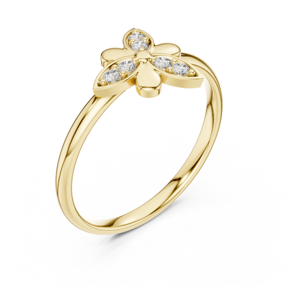 JÄGER JEWEL Petal Grace Diamond Ring – JÄGER Metal