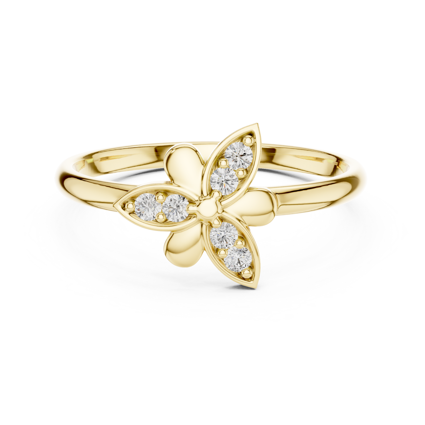 JÄGER JEWEL Petal Grace Diamond Ring – JÄGER Metal