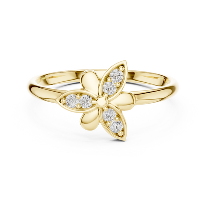 JÄGER JEWEL Petal Grace Diamond Ring – JÄGER Metal