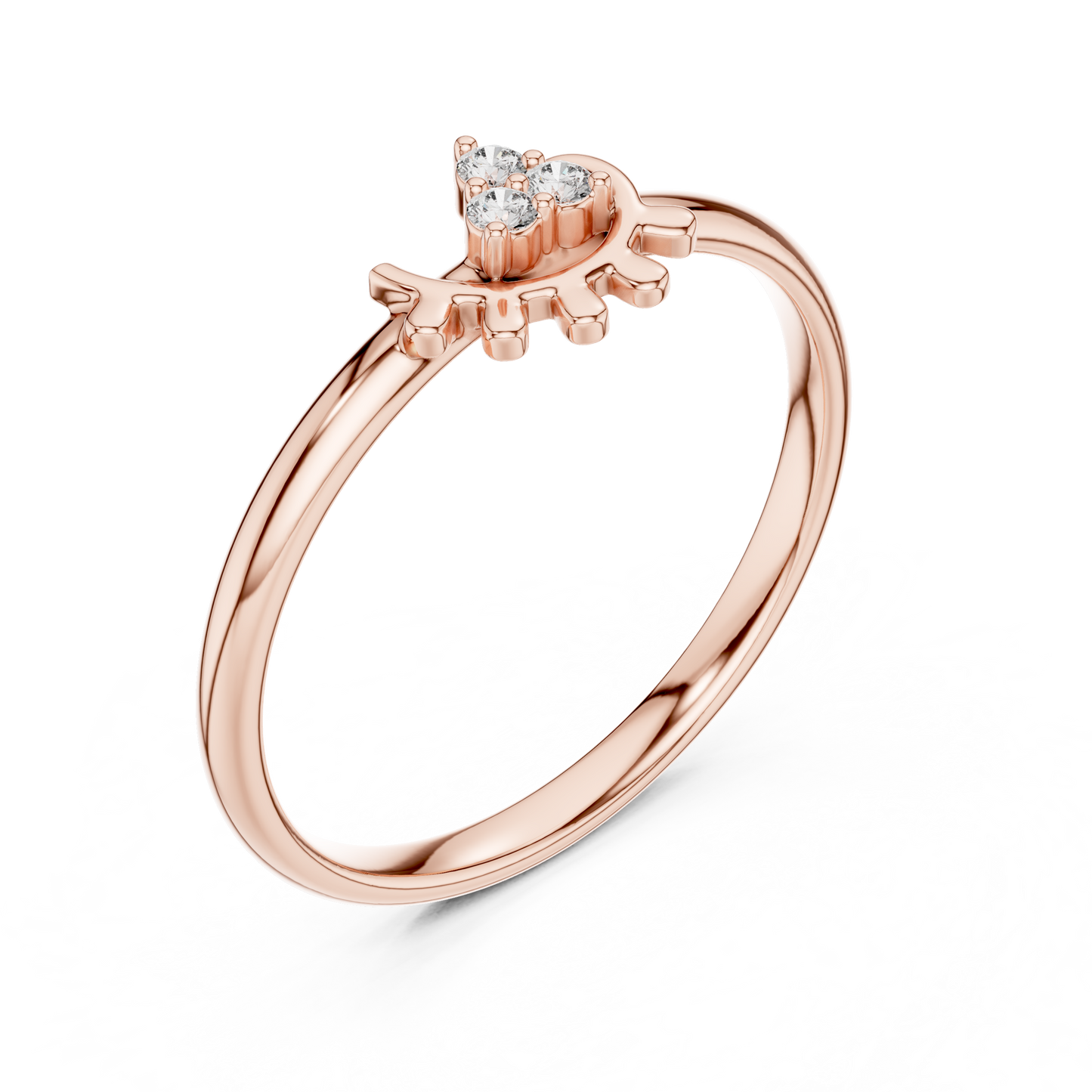 JÄGER JEWEL Heart Aura Diamond Ring – JÄGER Metal