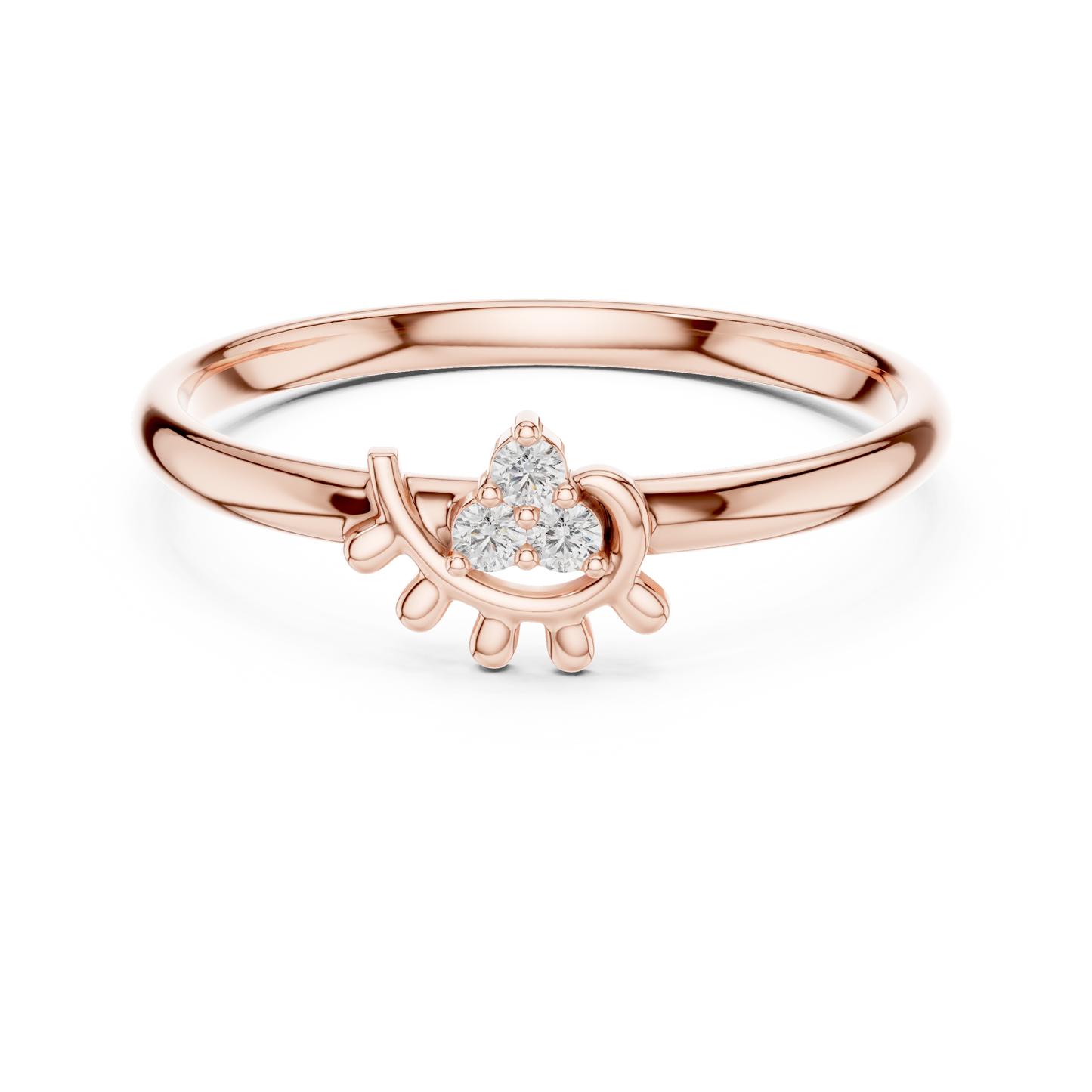 JÄGER JEWEL Heart Aura Diamond Ring – JÄGER Metal