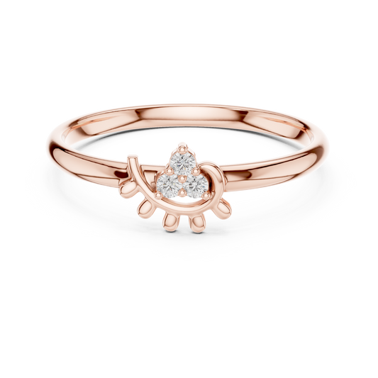 JÄGER JEWEL Heart Aura Diamond Ring – JÄGER Metal