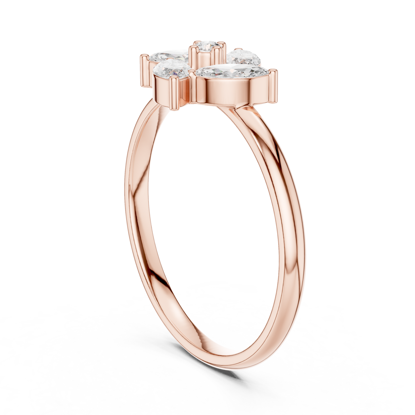 JÄGER JEWEL Petal Grace Diamond Ring – JÄGER Metal