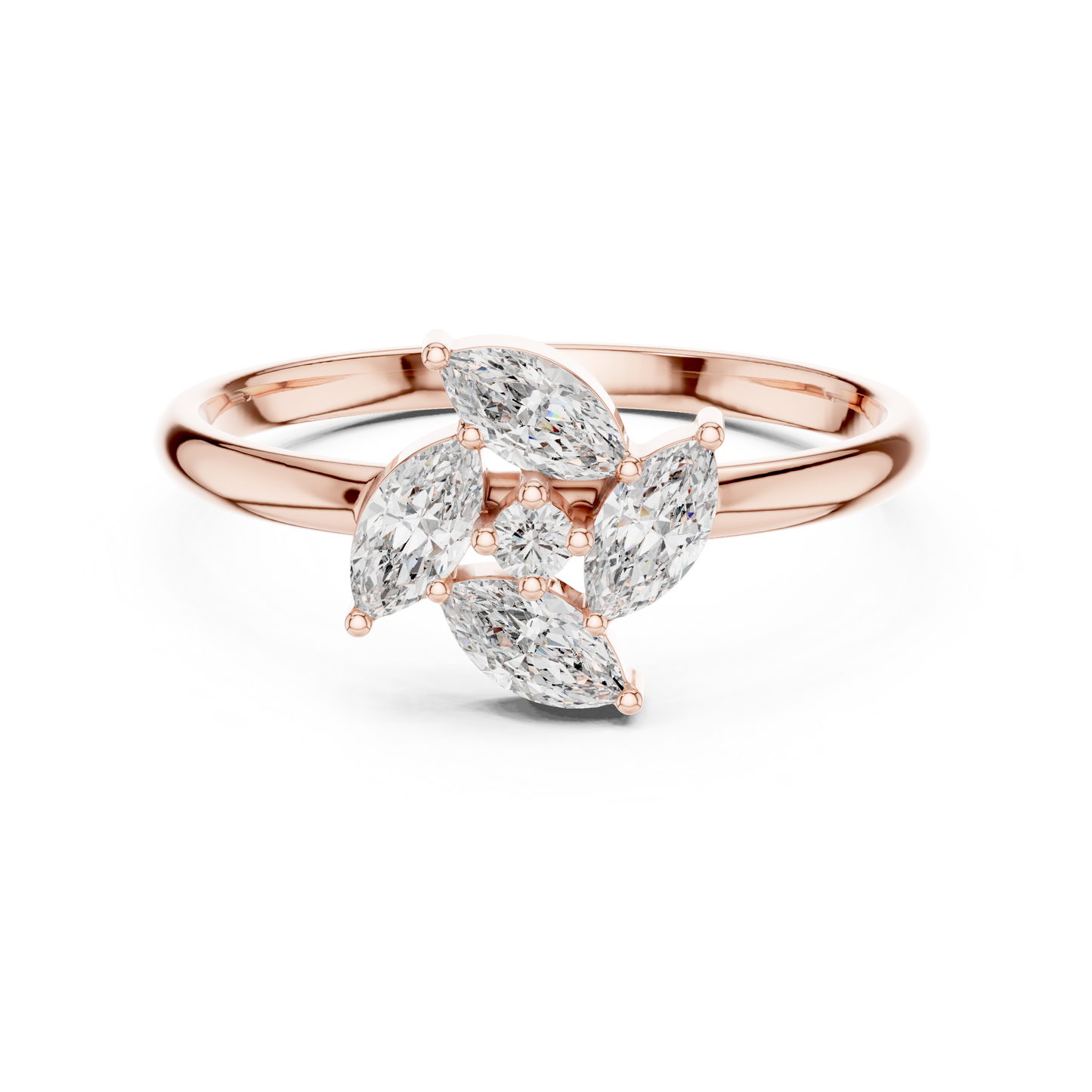 JÄGER JEWEL Petal Grace Diamond Ring – JÄGER Metal