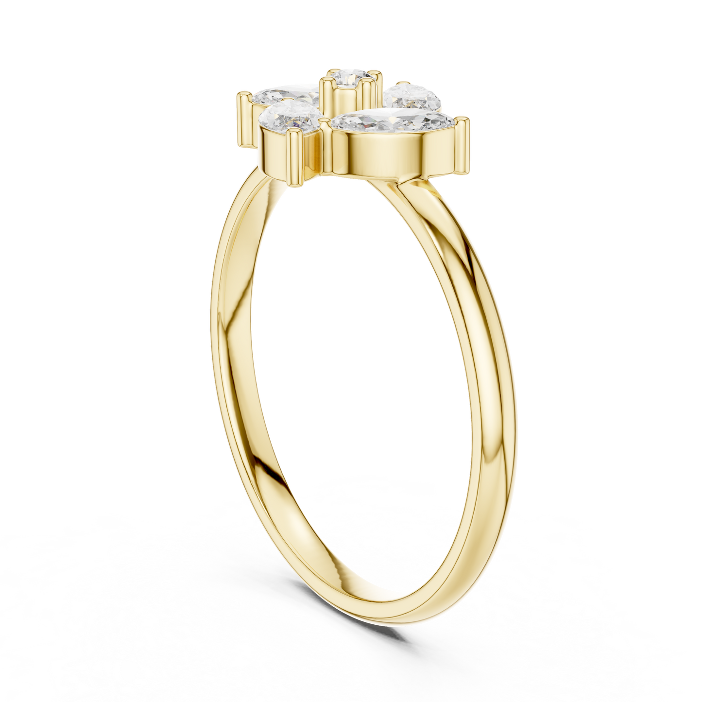 JÄGER JEWEL Petal Grace Diamond Ring – JÄGER Metal