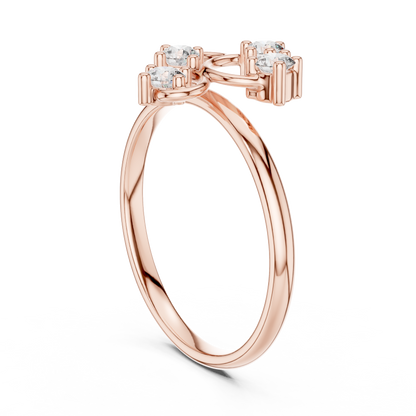 JÄGER JEWEL Infinity Bloom Diamond Ring – JÄGER Metal