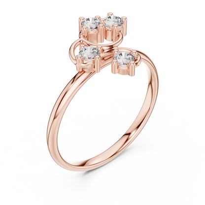 JÄGER JEWEL Infinity Bloom Diamond Ring – JÄGER Metal