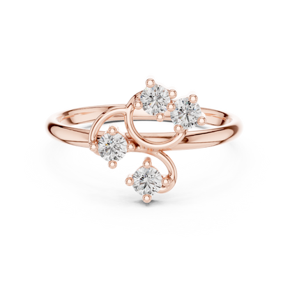 JÄGER JEWEL Infinity Bloom Diamond Ring – JÄGER Metal