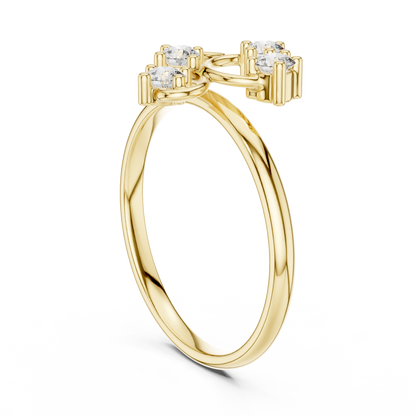 JÄGER JEWEL Infinity Bloom Diamond Ring – JÄGER Metal