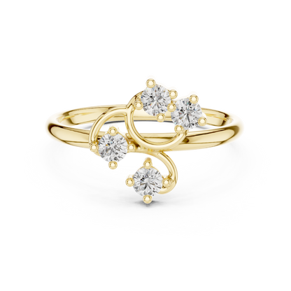 JÄGER JEWEL Infinity Bloom Diamond Ring – JÄGER Metal