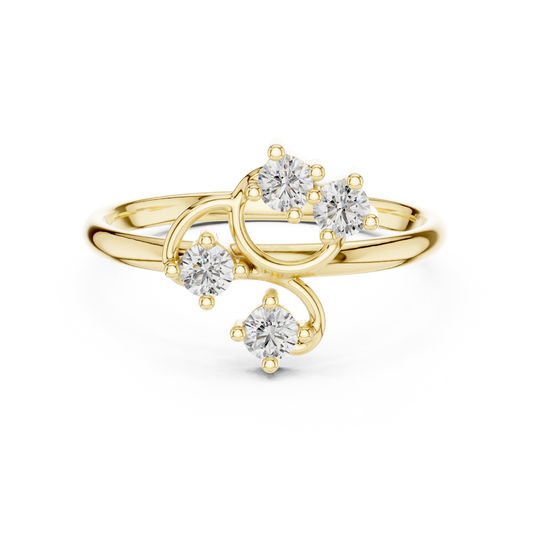 JÄGER JEWEL Infinity Bloom Diamond Ring – JÄGER Metal