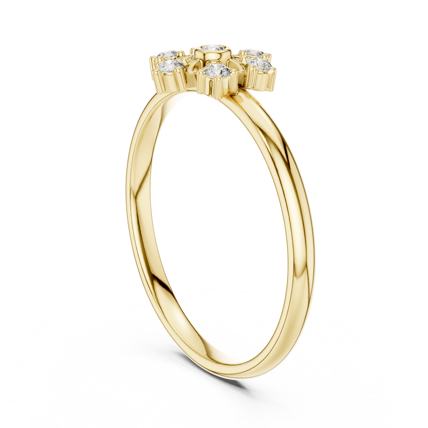 JÄGER JEWEL Bloom Halo Diamond Ring – JÄGER Metal