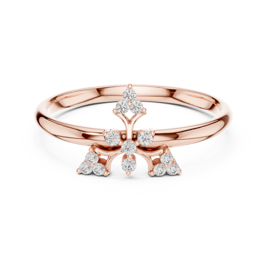 JÄGER JEWEL | Regal Bloom Diamond Ring – JÄGER Metal