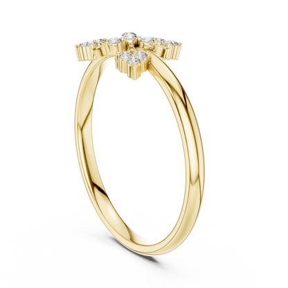 JÄGER JEWEL | Regal Bloom Diamond Ring – JÄGER Metal