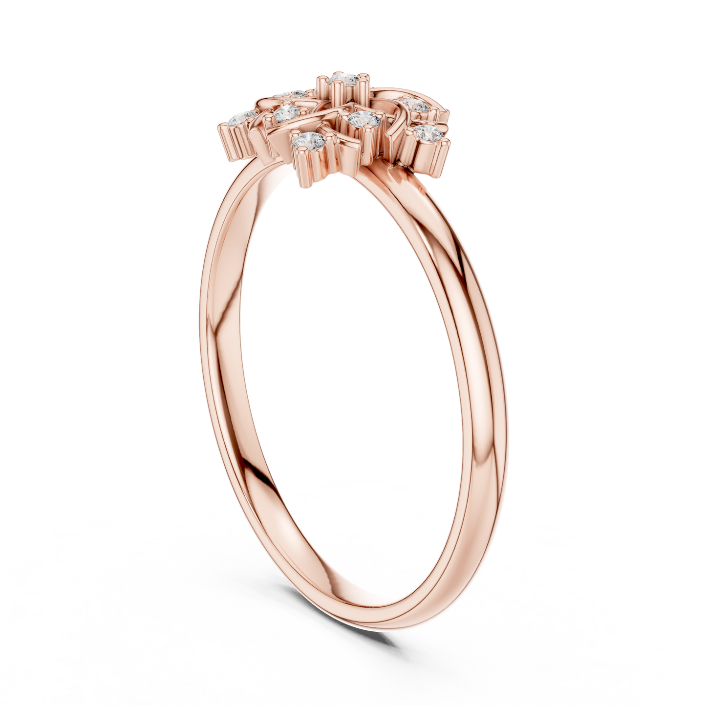 JÄGER JEWEL Radiant Bloom Diamond Ring – JÄGER Metal