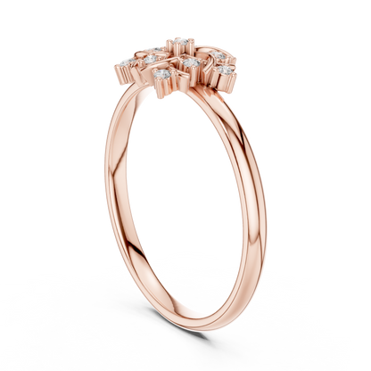 JÄGER JEWEL Radiant Bloom Diamond Ring – JÄGER Metal