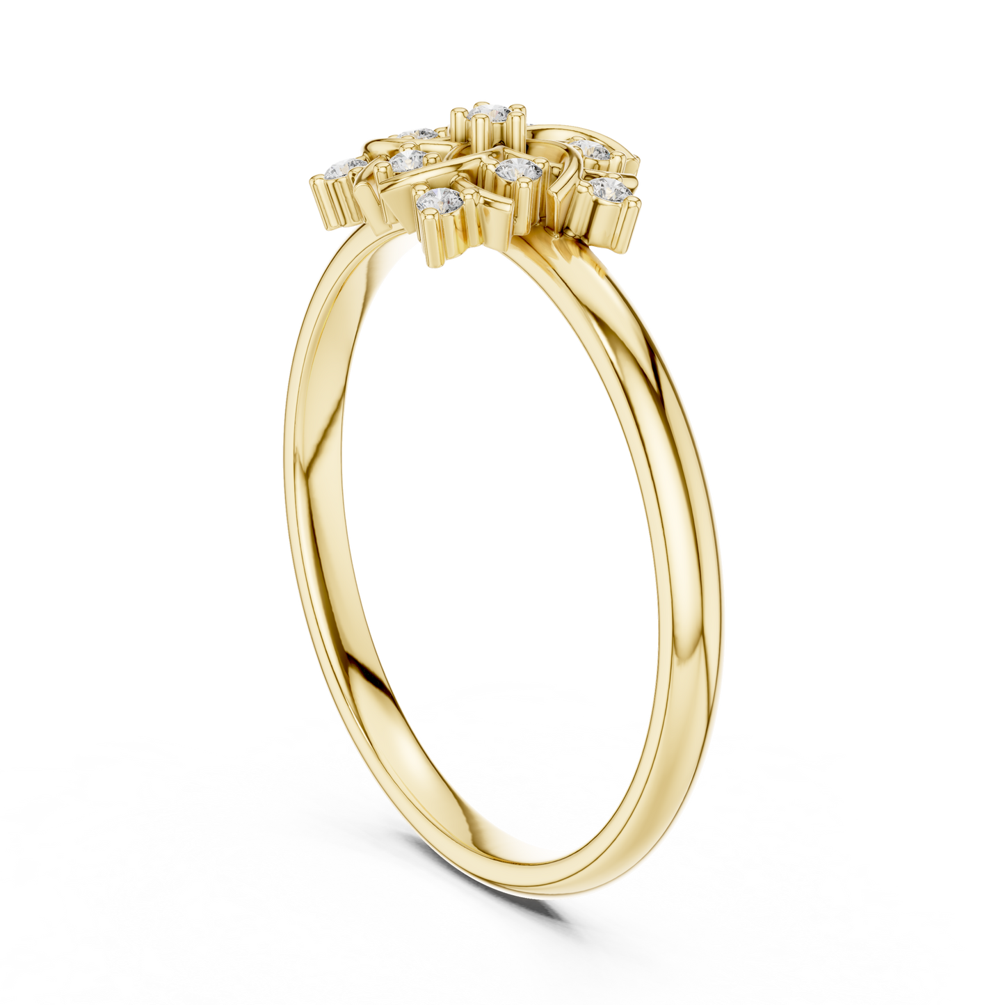 JÄGER JEWEL Radiant Bloom Diamond Ring – JÄGER Metal