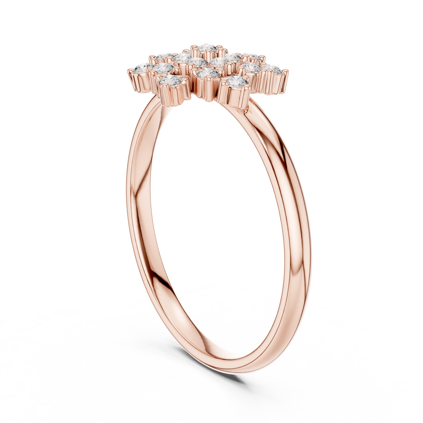 JÄGER JEWEL Stellar Bloom Diamond Ring – JÄGER Metal