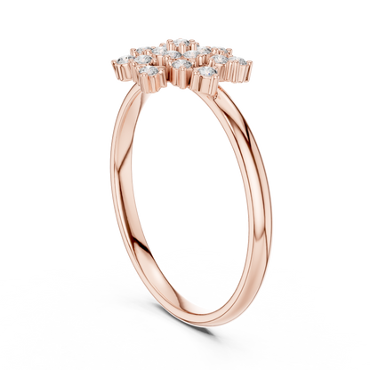 JÄGER JEWEL Stellar Bloom Diamond Ring – JÄGER Metal