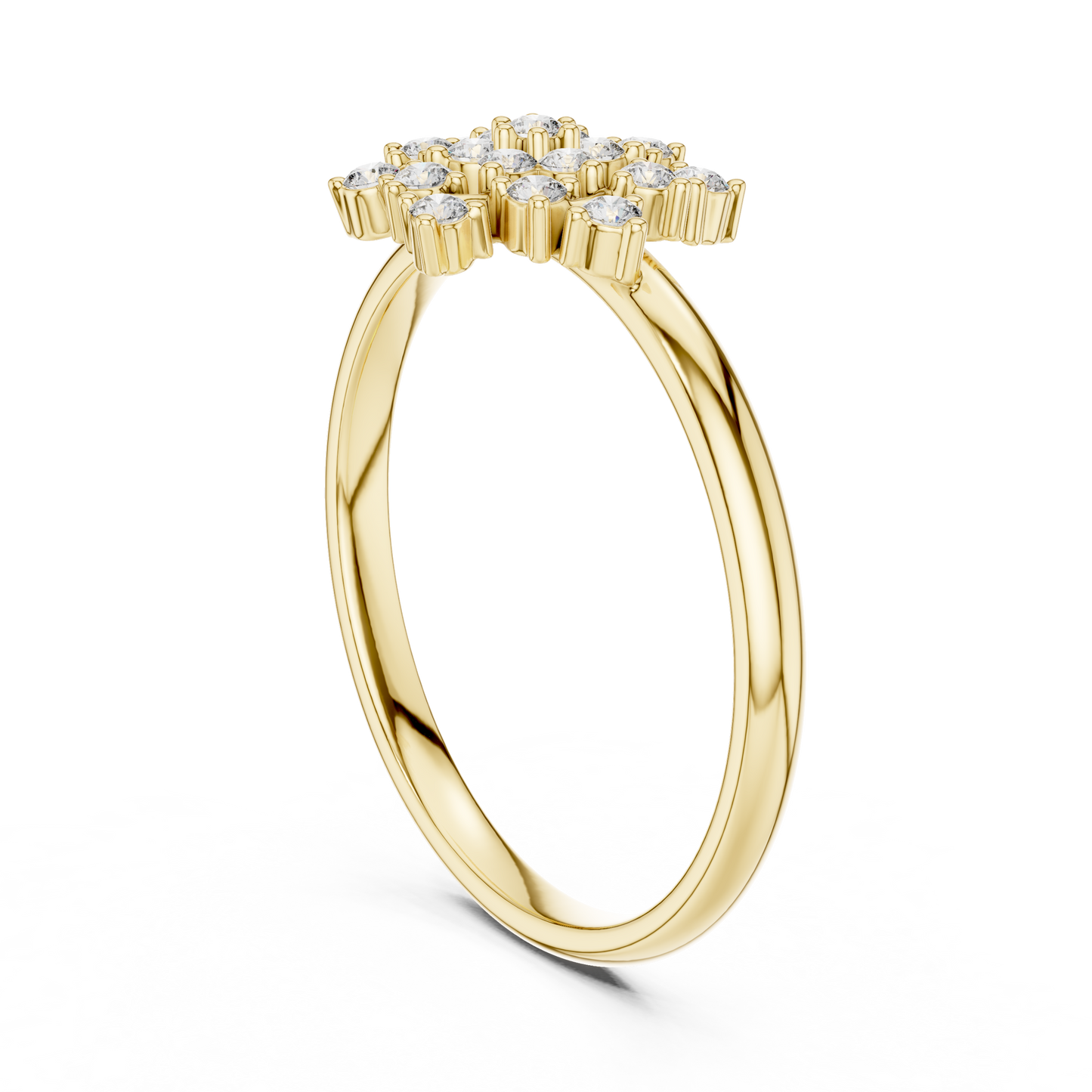 JÄGER JEWEL Stellar Bloom Diamond Ring – JÄGER Metal