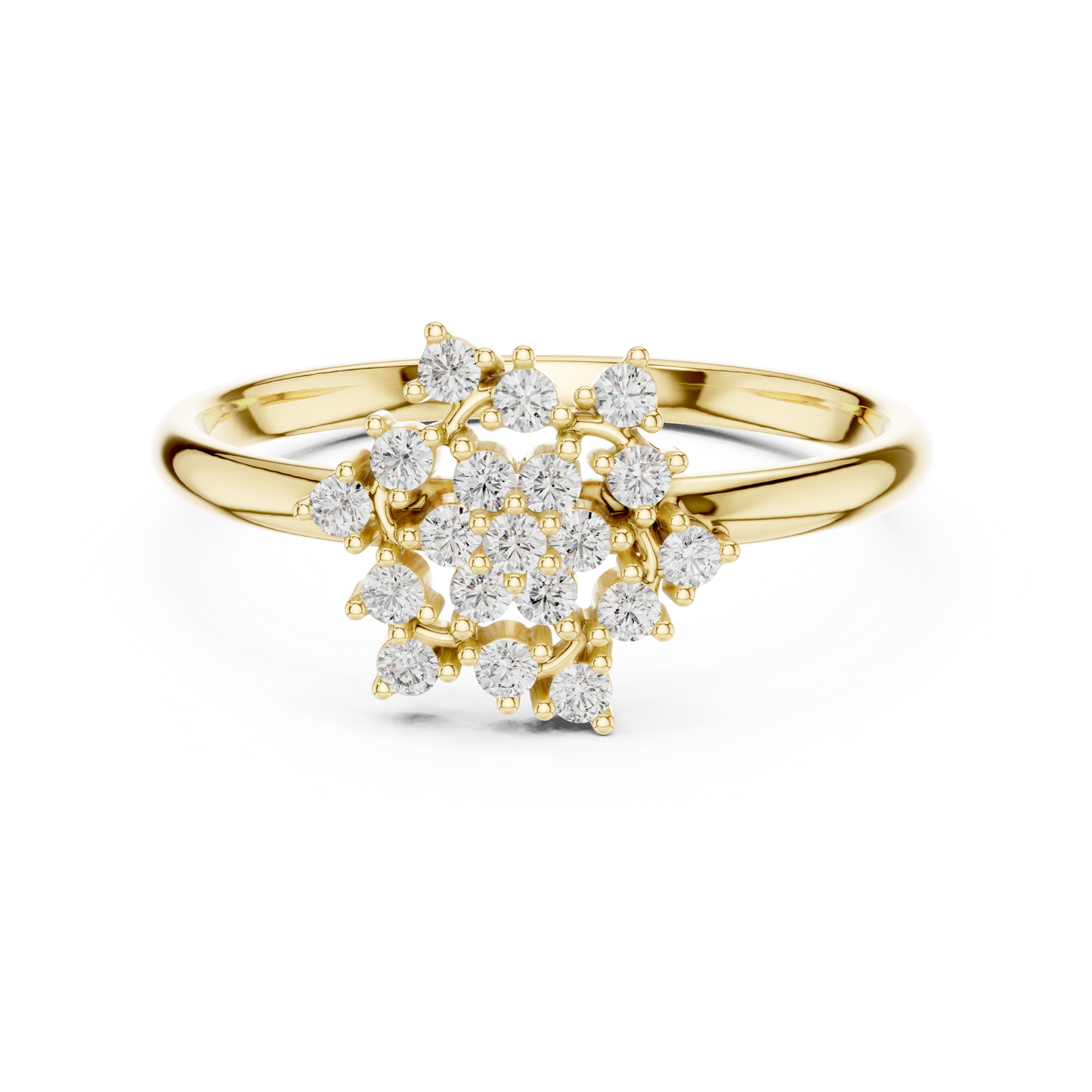 JÄGER JEWEL Stellar Bloom Diamond Ring – JÄGER Metal