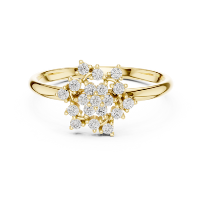 JÄGER JEWEL Stellar Bloom Diamond Ring – JÄGER Metal