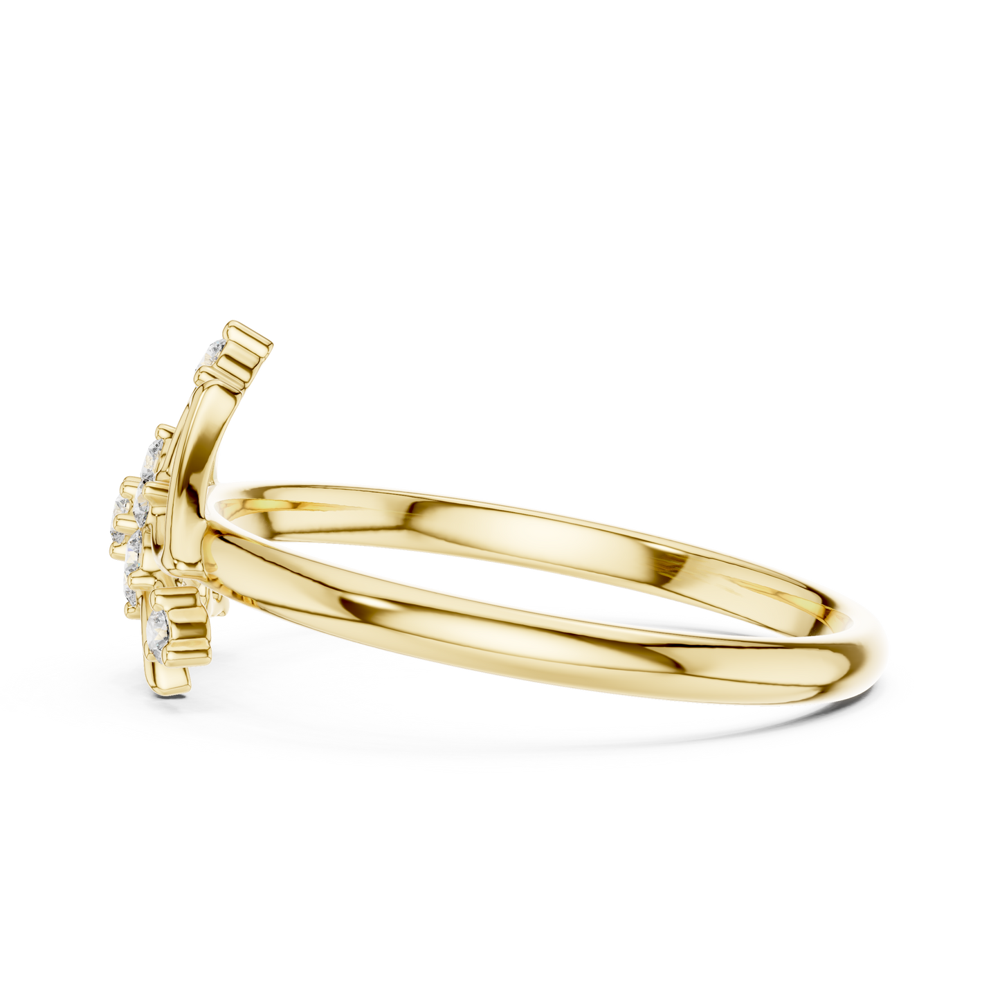 JÄGER JEWEL Radiant Crest Diamond Ring – JÄGER Metal