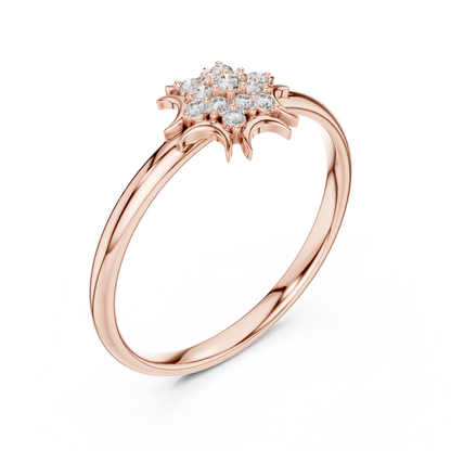 JÄGER JEWEL Solar Bloom Diamond Ring – JÄGER Metal