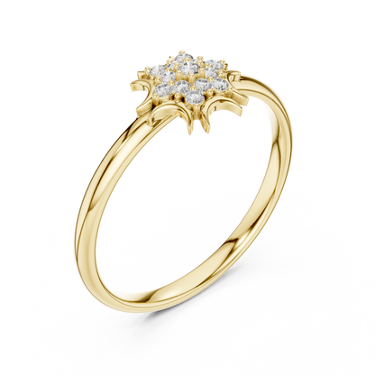 JÄGER JEWEL Solar Bloom Diamond Ring – JÄGER Metal