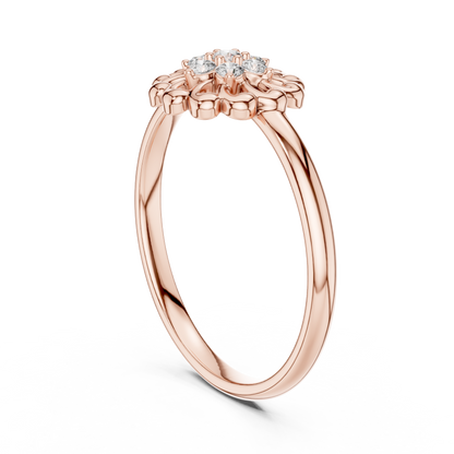 JÄGER JEWEL Regal Petal Diamond Ring – JÄGER Metal