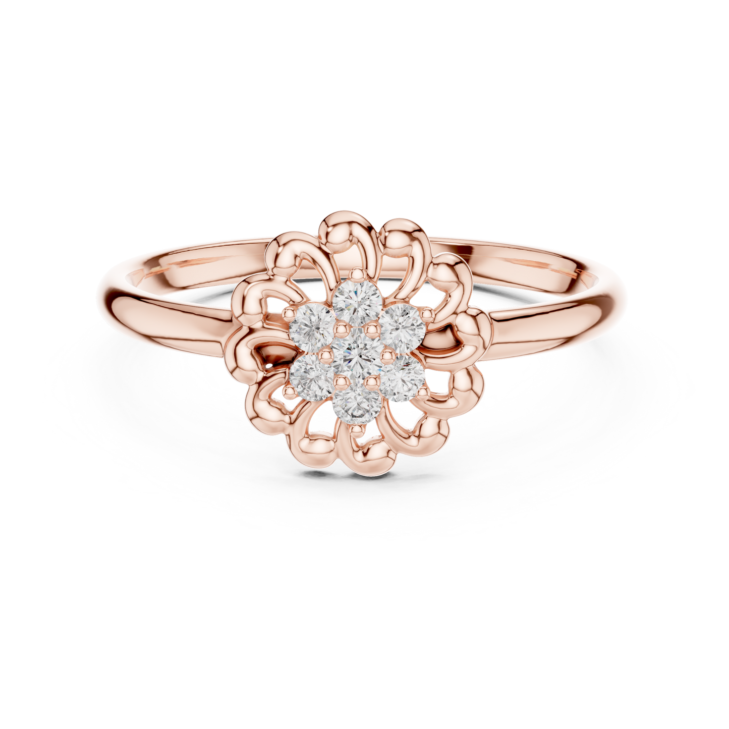 JÄGER JEWEL Regal Petal Diamond Ring – JÄGER Metal