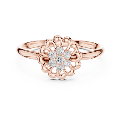 JÄGER JEWEL Regal Petal Diamond Ring – JÄGER Metal