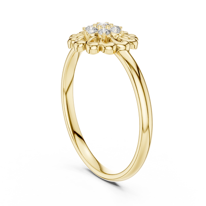 JÄGER JEWEL Regal Petal Diamond Ring – JÄGER Metal