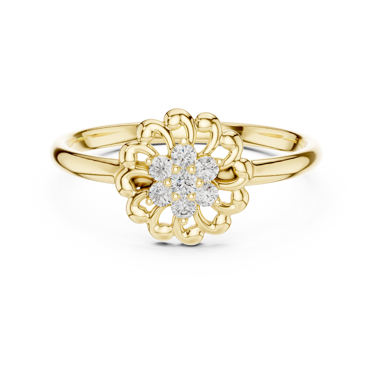 JÄGER JEWEL Regal Petal Diamond Ring – JÄGER Metal