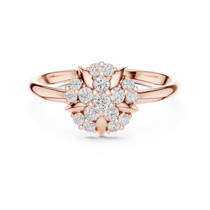 JÄGER JEWEL Imperial Bloom Diamond Ring – JÄGER Metal