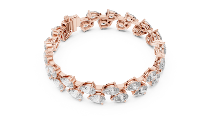 JÄGER JEWEL Imperial Pear Diamond Bracelet – JÄGER Metal