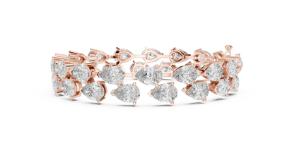 JÄGER JEWEL Imperial Pear Diamond Bracelet – JÄGER Metal