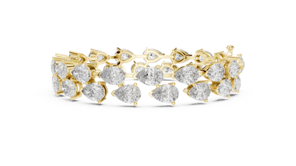 JÄGER JEWEL Imperial Pear Diamond Bracelet – JÄGER Metal