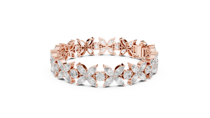 JÄGER JEWEL Eternal Bloom Diamond Bracelet – JÄGER Metal