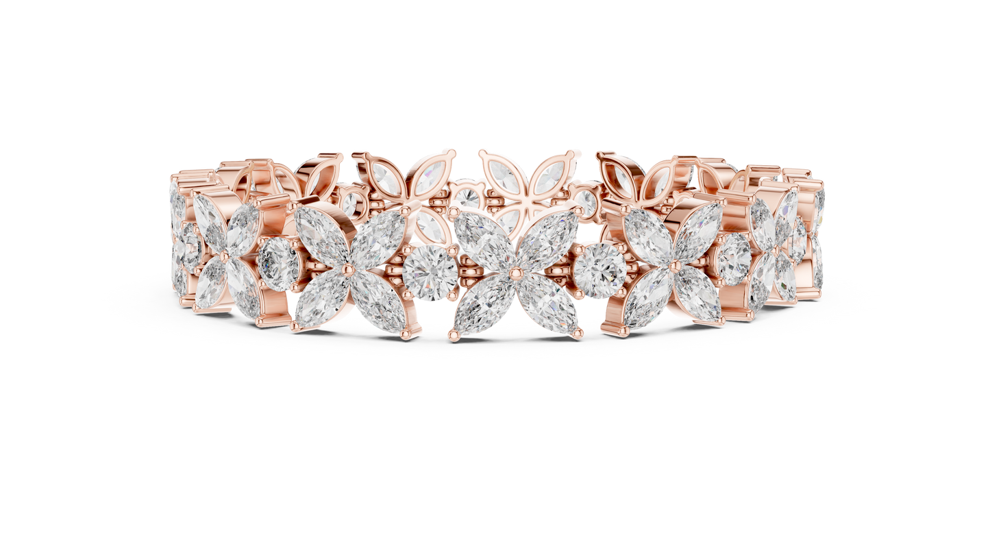 JÄGER JEWEL Eternal Bloom Diamond Bracelet – JÄGER Metal