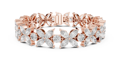 JÄGER JEWEL Eternal Bloom Diamond Bracelet – JÄGER Metal