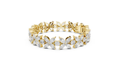 JÄGER JEWEL Eternal Bloom Diamond Bracelet – JÄGER Metal