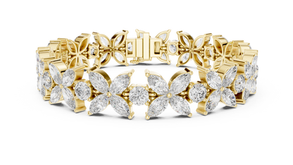 JÄGER JEWEL Eternal Bloom Diamond Bracelet – JÄGER Metal