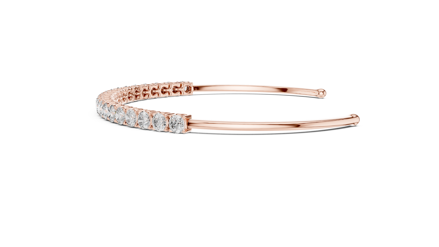 JÄGER JEWEL Eternal Curve Diamond Cuff – JÄGER Metal