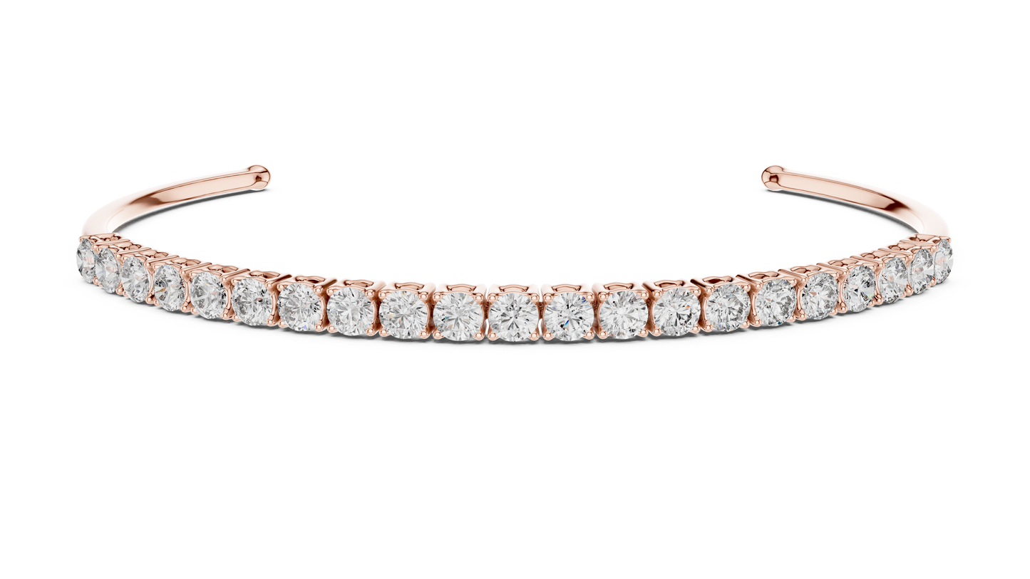 JÄGER JEWEL Eternal Curve Diamond Cuff – JÄGER Metal