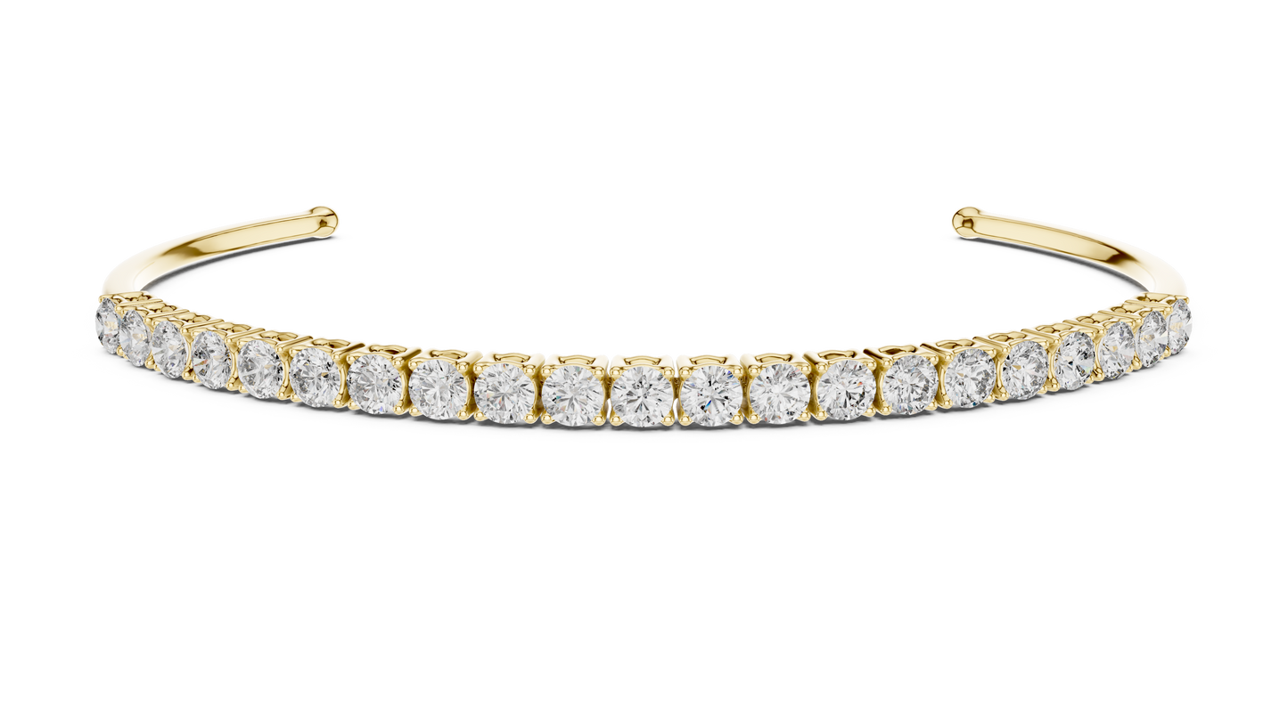JÄGER JEWEL Eternal Curve Diamond Cuff – JÄGER Metal