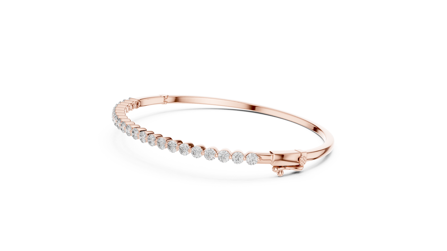 JÄGER JEWEL Infinite Line Diamond Bangle – JÄGER Metal