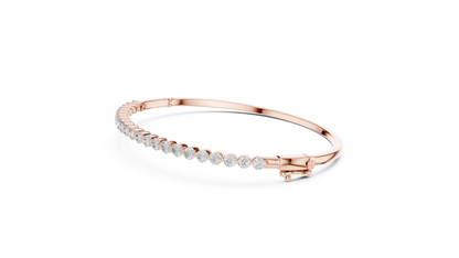 JÄGER JEWEL Infinite Line Diamond Bangle – JÄGER Metal